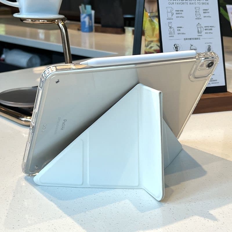 タブレットケース iPad/iPad Air/iPad Pro/mini/Y字型タブレットケース 折り畳み充電対応タブレット保護カバー