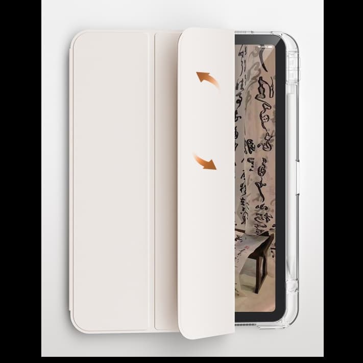 タブレットケース iPad/iPad Air/iPad Pro/mini iPad/iPad Air/iPad Pro/mini 折りたたみスタンド機能付き透明保護ケース
