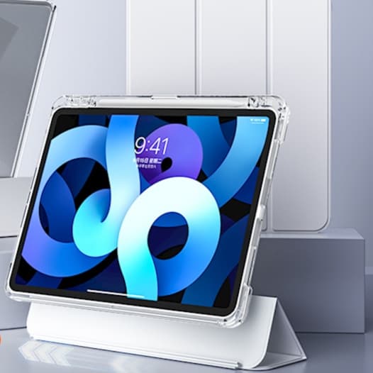タブレットケース iPad/iPad Air/iPad Pro/mini iPad/iPad Air/iPad Pro/mini 折りたたみスタンド機能付き透明保護ケース