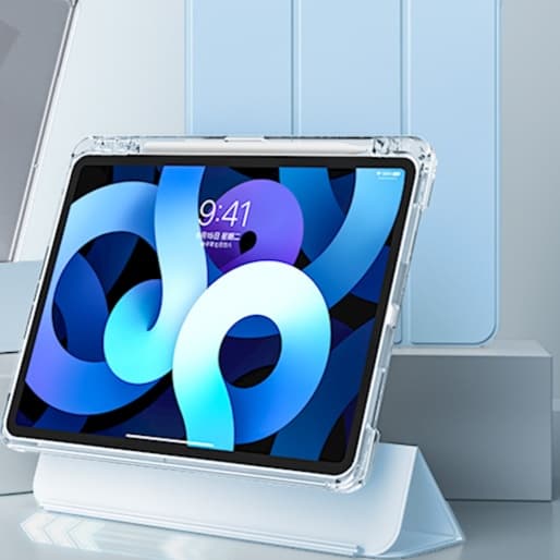 タブレットケース iPad/iPad Air/iPad Pro/mini iPad/iPad Air/iPad Pro/mini 折りたたみスタンド機能付き透明保護ケース