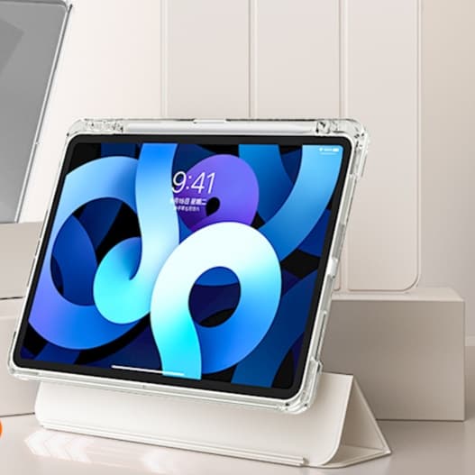 タブレットケース iPad/iPad Air/iPad Pro/mini iPad/iPad Air/iPad Pro/mini 折りたたみスタンド機能付き透明保護ケース