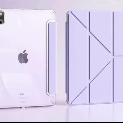 タブレットケース ipad/iPad Air/iPad Pro/mini iPad/iPad Air/iPad Pro/mini 透明背面保護カバー 折り畳み式