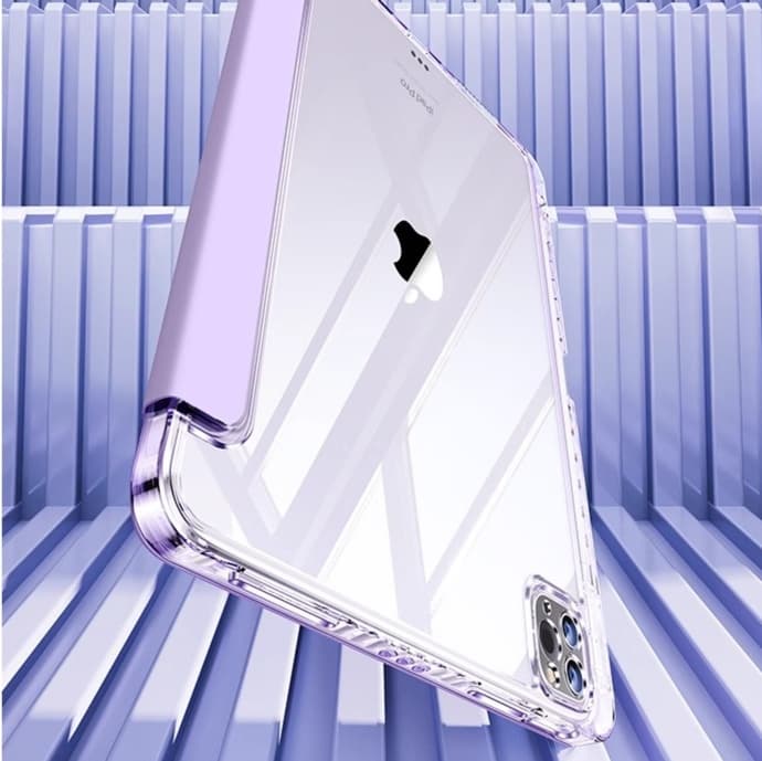 タブレットケース ipad/iPad Air/iPad Pro/mini iPad/iPad Air/iPad Pro/mini 透明背面保護カバー 折り畳み式