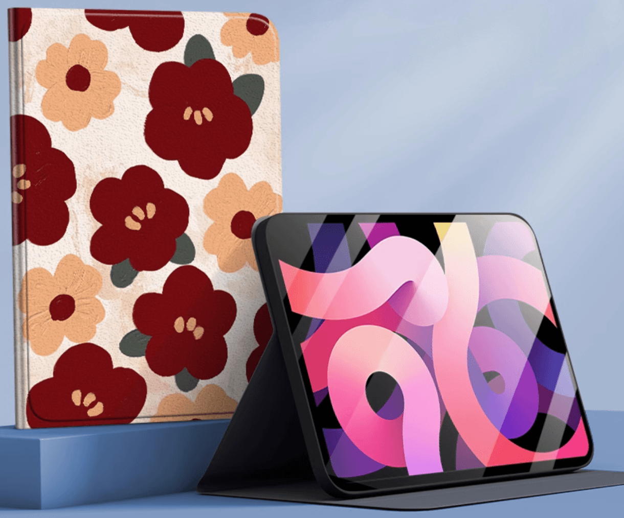タブレットケース iPad Pro 花模様のタブレットケース