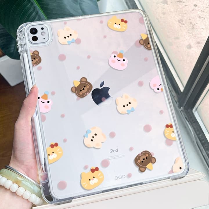 タブレットケース iPad/iPad Air/iPad Pro/mini リボン柄 保護ケース 分離式タブレットカバー