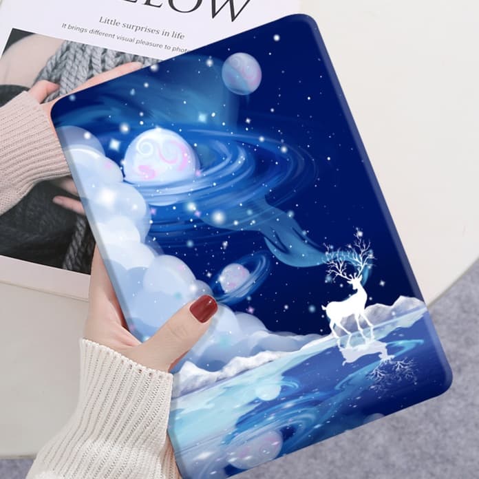 タブレットケース iPad/iPad Air/iPad Pro/mini 宇宙飛行士と猫ちゃん 可愛いタブレット保護カバー