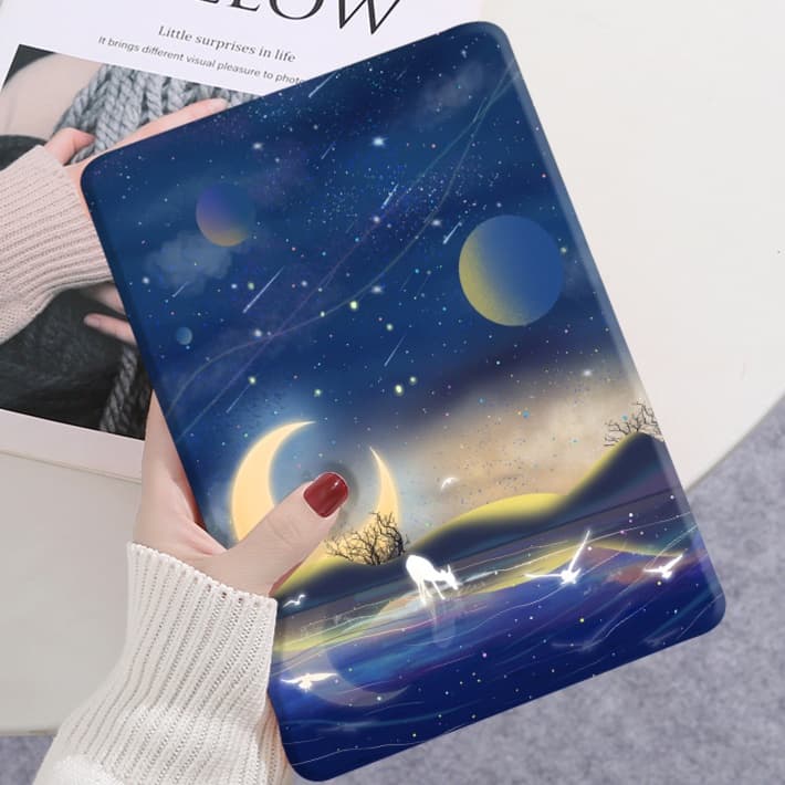 タブレットケース iPad/iPad Air/iPad Pro/mini 宇宙飛行士と猫ちゃん 可愛いタブレット保護カバー