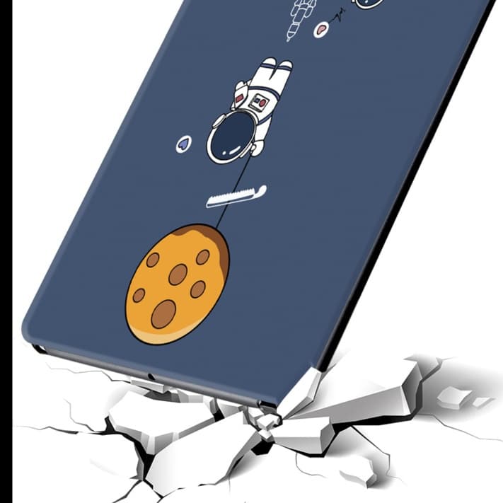 タブレットケース iPad/iPad Air/iPad Pro/mini 宇宙飛行士と猫ちゃん 可愛いタブレット保護カバー