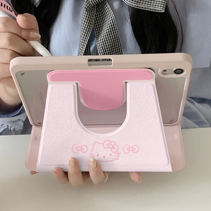 タブレットケース iPad/iPad Air/iPad Pro/mini iPad/iPad Air/iPad Pro/mini かわいい猫柄折りたたみタブレット保護ケース