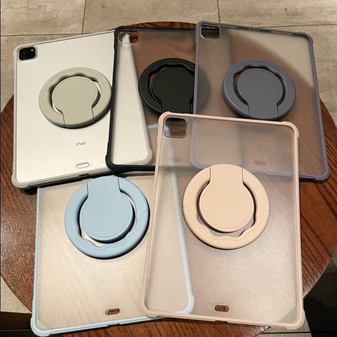 タブレットケース iPad/iPad Air/iPad Pro/mini リングスタンド付き 耐衝撃保護ケース