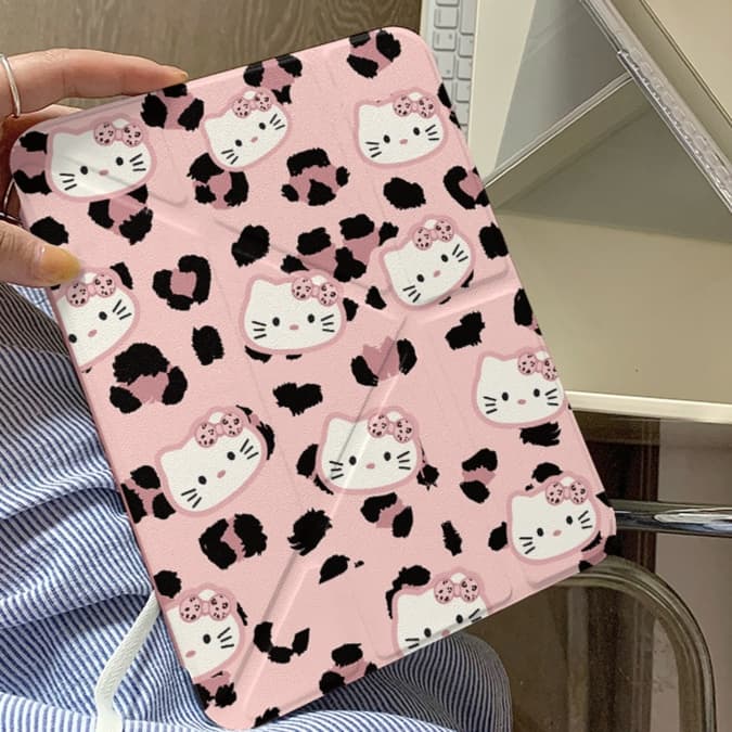 タブレットケース iPad/iPad Air/iPad Pro/mini ねこ柄ヒョウ模様タブレット保護ケース