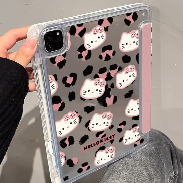 タブレットケース iPad/iPad Air/iPad Pro/mini ねこ柄ヒョウ模様タブレット保護ケース