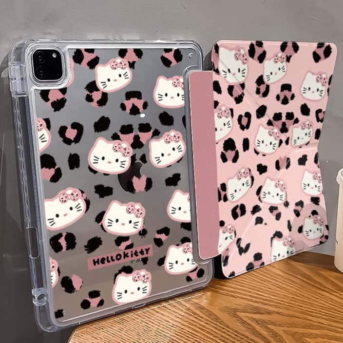 タブレットケース iPad/iPad Air/iPad Pro/mini ねこ柄ヒョウ模様タブレット保護ケース