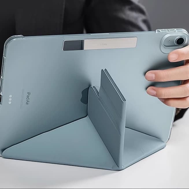 タブレットケース iPad Air/iPad PRo/mini 多機能折りたたみ式保護タブレットスタンド＜高級＞