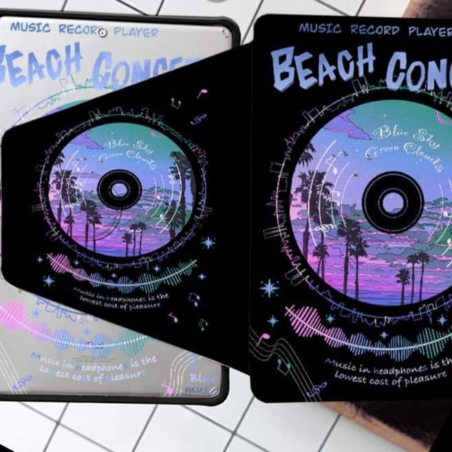 タブレットケース iPad/iPad Air/iPad Pro/mini 音楽祭レコードデザイン 折りたたみタブレットケース