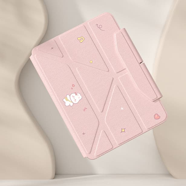 タブレットケース かわいい雲模様 折りたたみ式軽量保護ケース iPad/iPad Air/iPad Pro/mini