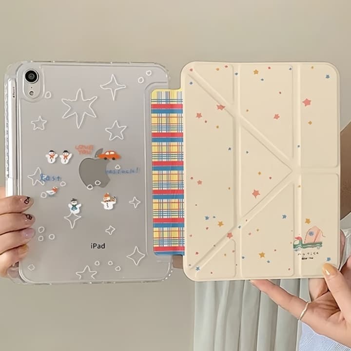 タブレットケース iPad/iPad Air/iPad Pro/mini 星空きらめき 折り畳み式保護カバー