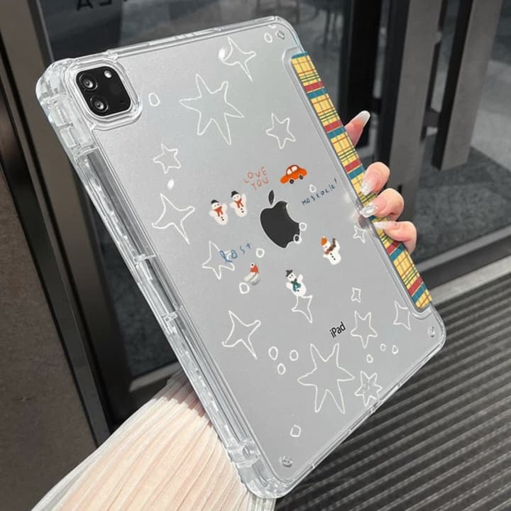 タブレットケース iPad/iPad Air/iPad Pro/mini 星空きらめき 折り畳み式保護カバー
