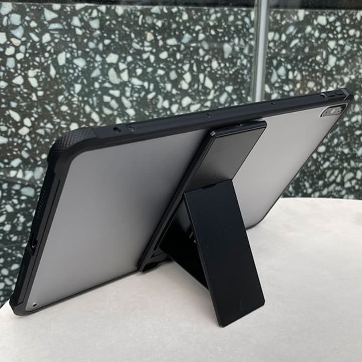 タブレットケース 多機能透明背面 筆ホルダー付き立てかけケース iPad/iPad Air/iPad Pro/mini