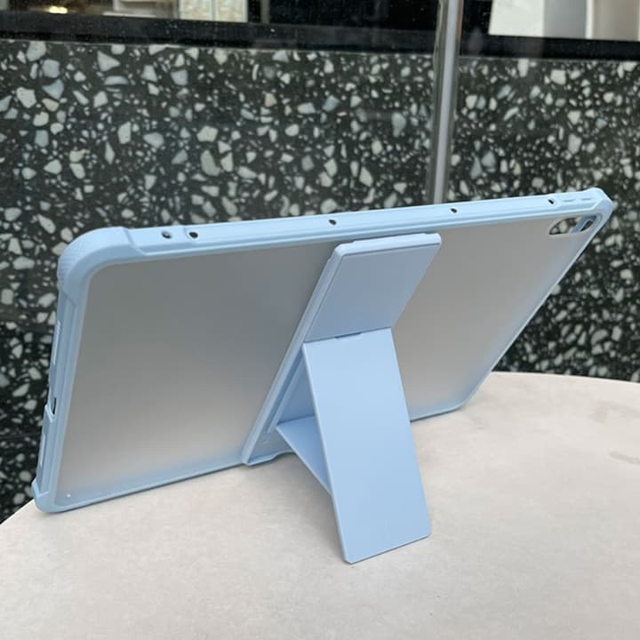 タブレットケース 多機能透明背面 筆ホルダー付き立てかけケース iPad/iPad Air/iPad Pro/mini