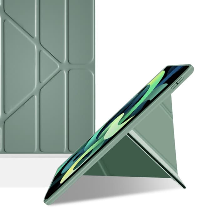 タブレットケース iPad/iPad Air/iPad PRo/mini多機能変形タブレットケース 3つ折＋Y字スタンド