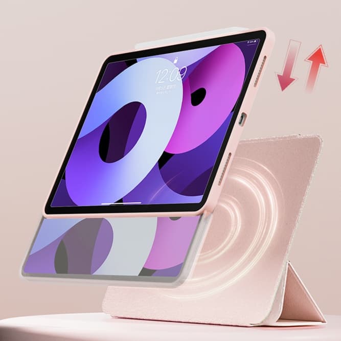 タブレットケース 回転機能付き かわいい子犬 透明タブレットカバー iPad/iPad Air/iPad Pro/mini