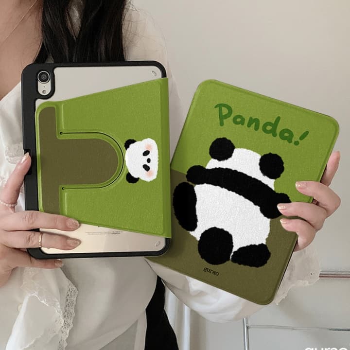 タブレットケース もこもこくまさんの冬支度タブレットカバー iPad/iPad Air/iPad Pro/mini