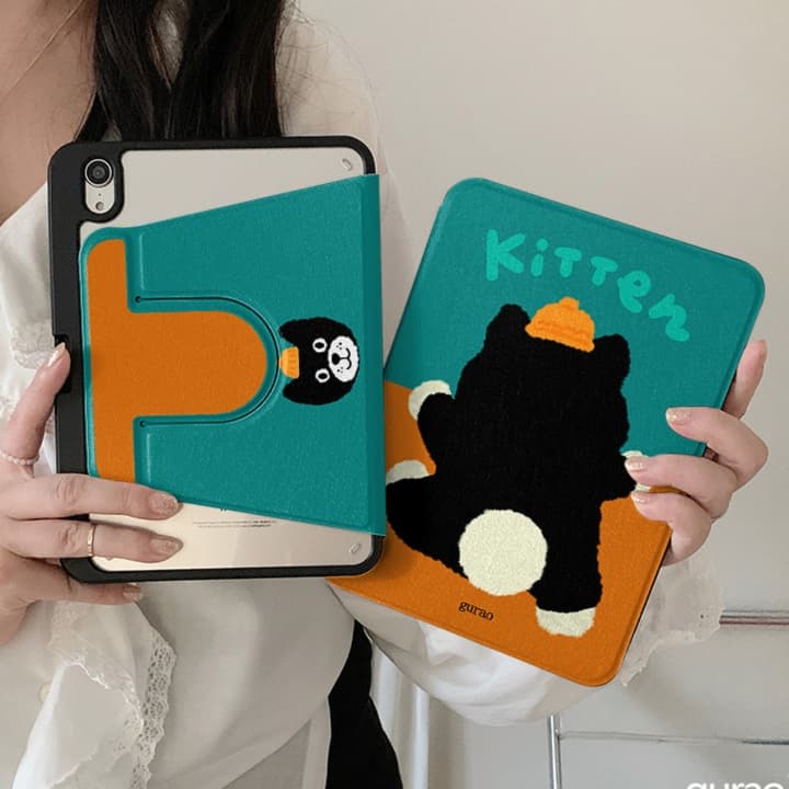 タブレットケース もこもこくまさんの冬支度タブレットカバー iPad/iPad Air/iPad Pro/mini