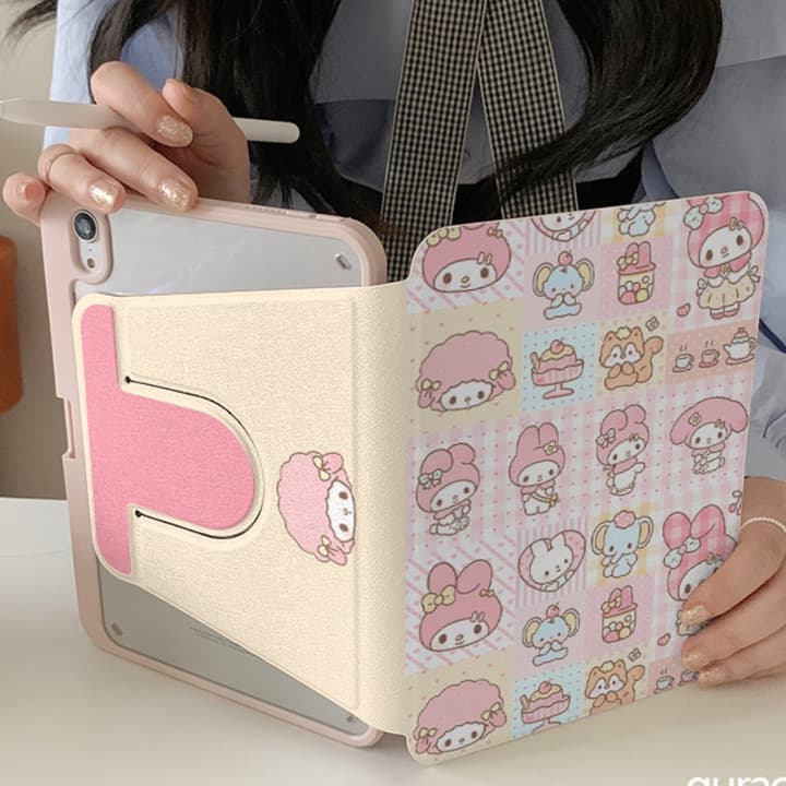 タブレットケース もこもこくまさんの冬支度タブレットカバー iPad/iPad Air/iPad Pro/mini