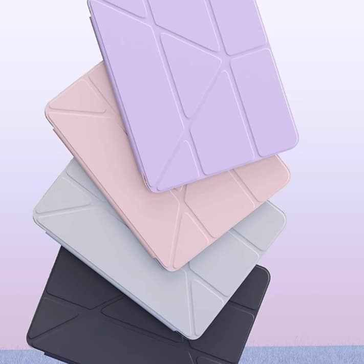タブレットケース 折りたたみ式透明保護カバー iPad/iPad Air/iPad Pro/mini