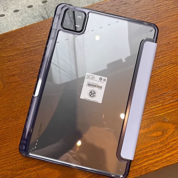 タブレットケース 透明保護カバー 折り畳みスタンド機能付き Xiaomi / Redmiタブレット