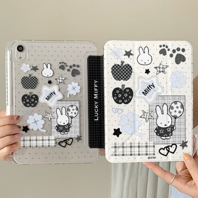 タブレットケース うさぎとりんごの可愛いタブレット保護カバー iPad/iPad Air/iPad Pro/mini