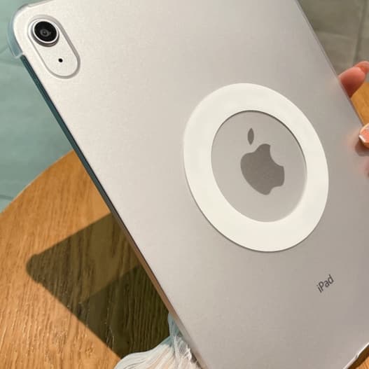 タブレットケース iPad/iPad Air/iPad PRo/mini/タブレットケース 磁石吸着円形リング付き薄型保護カバー（フィルム付き）