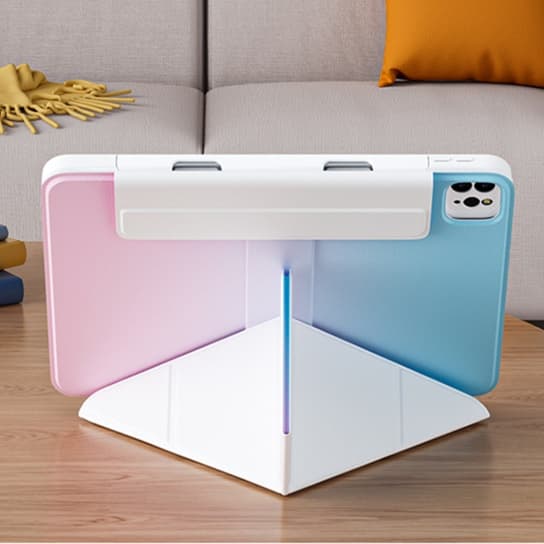 タブレットケース 多機能スタンド付き折りたたみ保護カバー iPad/iPad Air/iPad Pro/mini