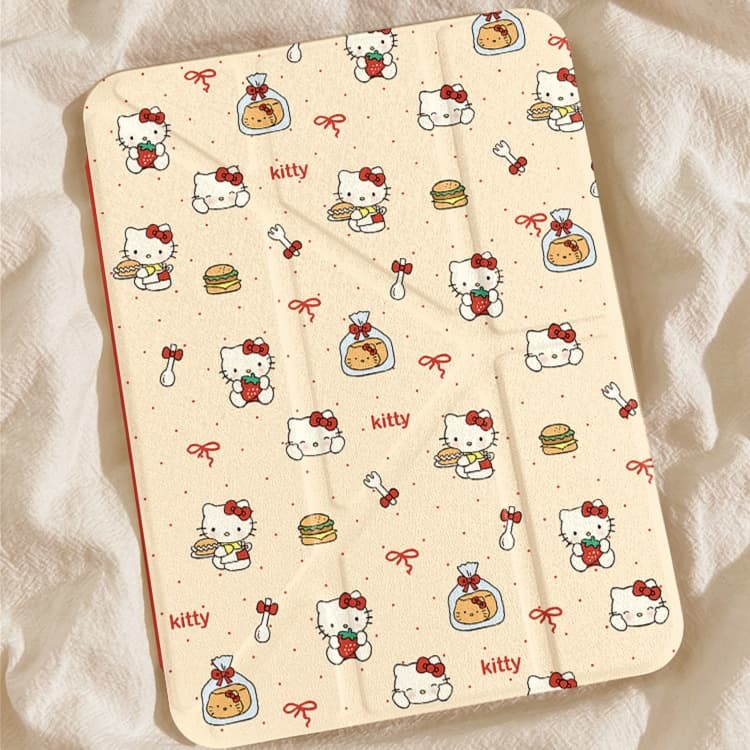 タブレットケース かわいい猫キャラクター柄 タブレット保護カバー iPad/iPad Air/iPad Pro/mini