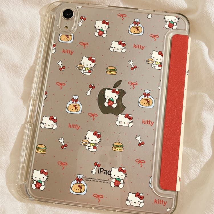 タブレットケース かわいい猫キャラクター柄 タブレット保護カバー iPad/iPad Air/iPad Pro/mini