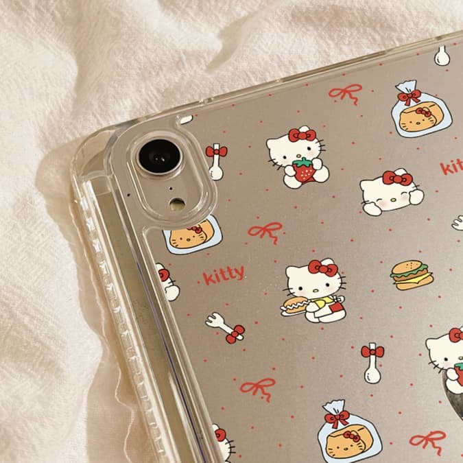 タブレットケース かわいい猫キャラクター柄 タブレット保護カバー iPad/iPad Air/iPad Pro/mini