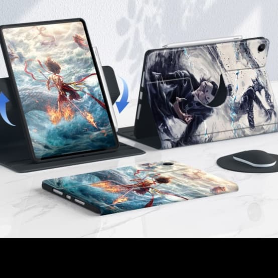 タブレットケース iPad保護ケース/360度回転式タブレット保護ケース