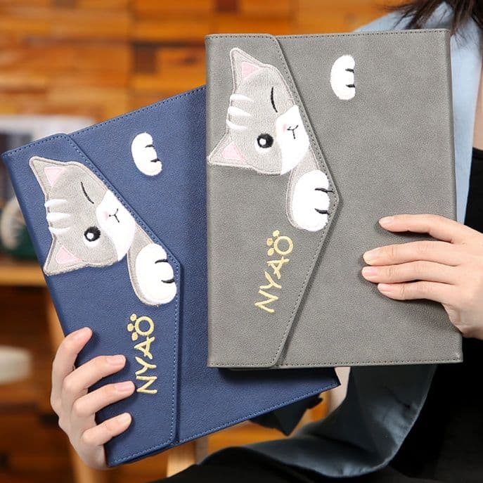 タブレットケース 猫のシルエット 子猫デザイン iPad/iPad Air/iPad Pro/mini iPad/iPad Air/iPad Pro/mini