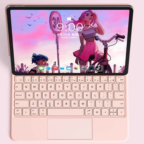 タブレットケース マグネット式タブレット用薄型キーボードケース iPad Air/iPad Pro