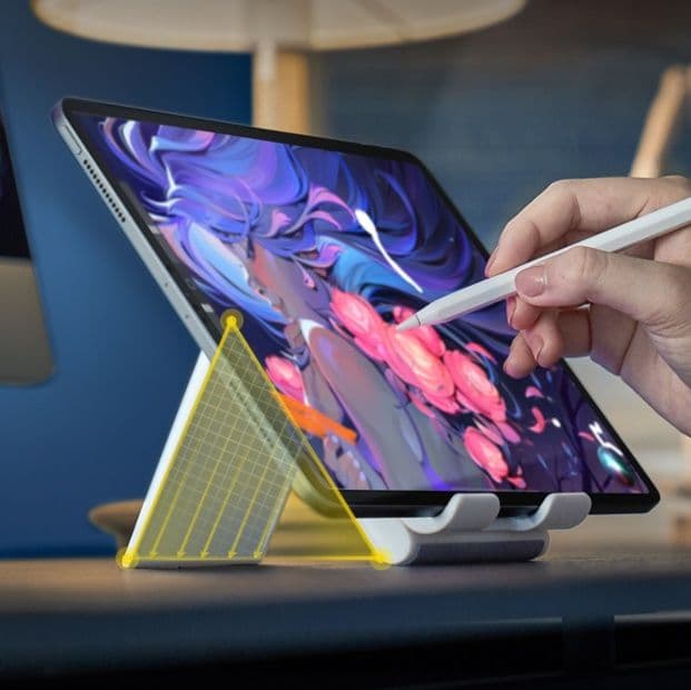 タブレットケース 折りたたみ式タブレットスタンド 角度自在 iPad/iPad Air/iPad Pro/mini