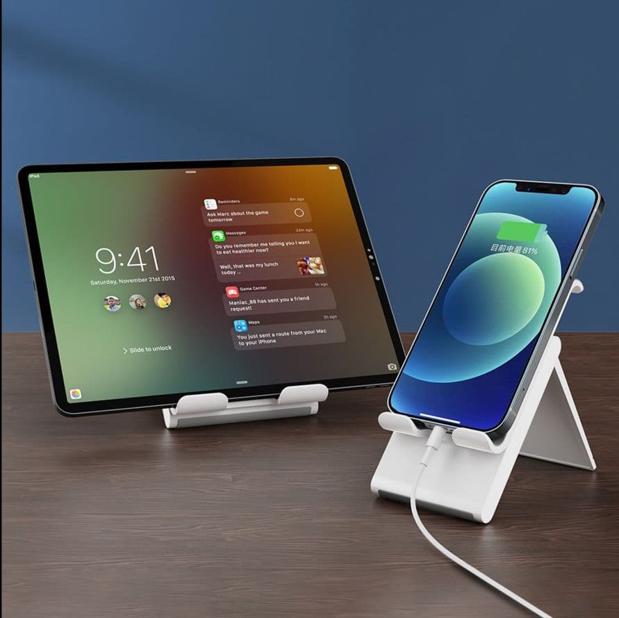 タブレットケース 折りたたみ式タブレットスタンド 角度自在 iPad/iPad Air/iPad Pro/mini