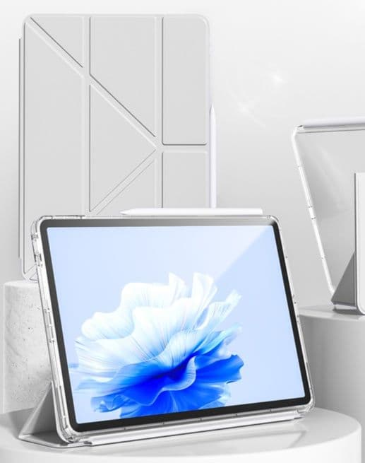 タブレットケース Hauwai/MatePad/Y字折透明保護ケース（取り外し可能）