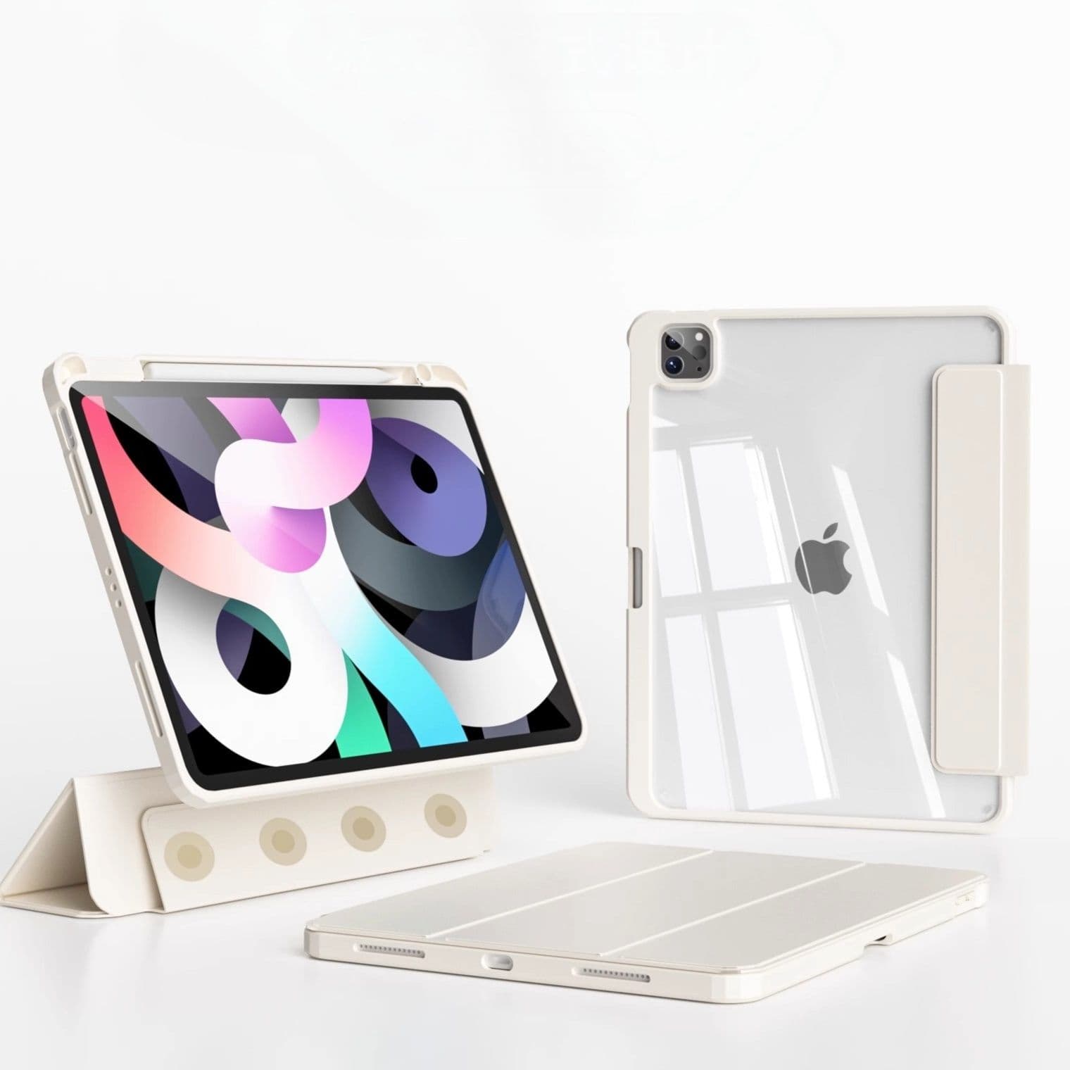 タブレットケース 磁力吸着式耐衝撃タブレット保護カバー iPad/iPad Air/iPad Pro/mini