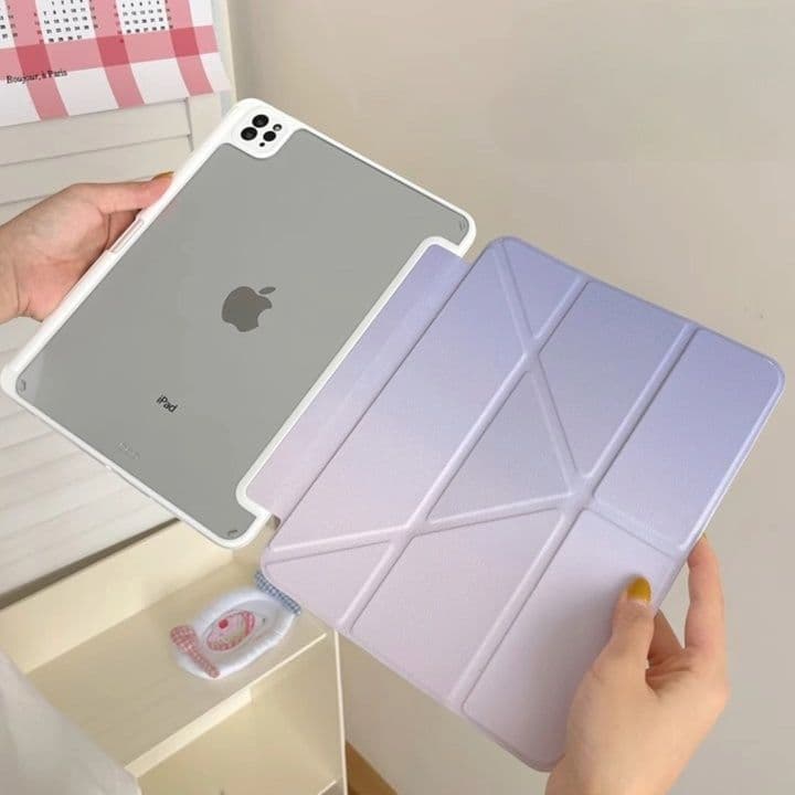 タブレットケース グラデーション折り紙タブレットカバー iPad/iPad Air/iPad Pro/mini