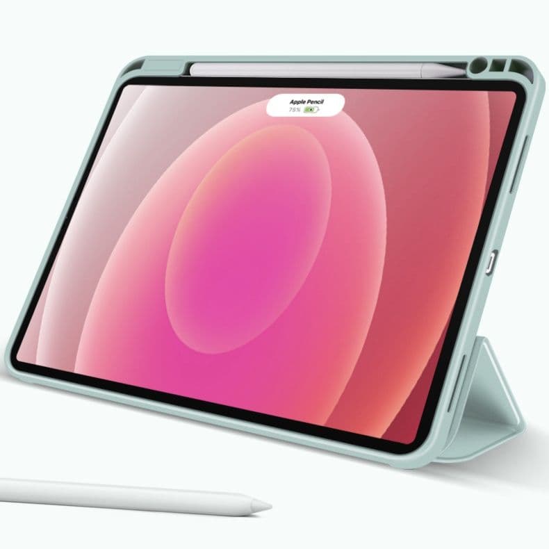 タブレットケース 三つ折り設計 保護ケース 収納スロット付き iPad/iPad Air/iPad Pro/mini