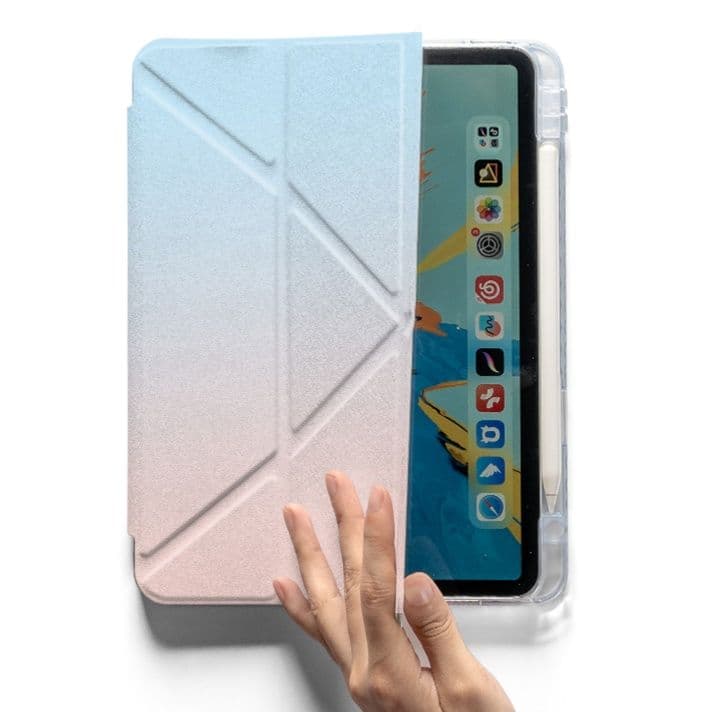 タブレットケース iPad/iPad Air/iPad Pro/mini 折り紙デザイン 多機能保護タブレットカバー