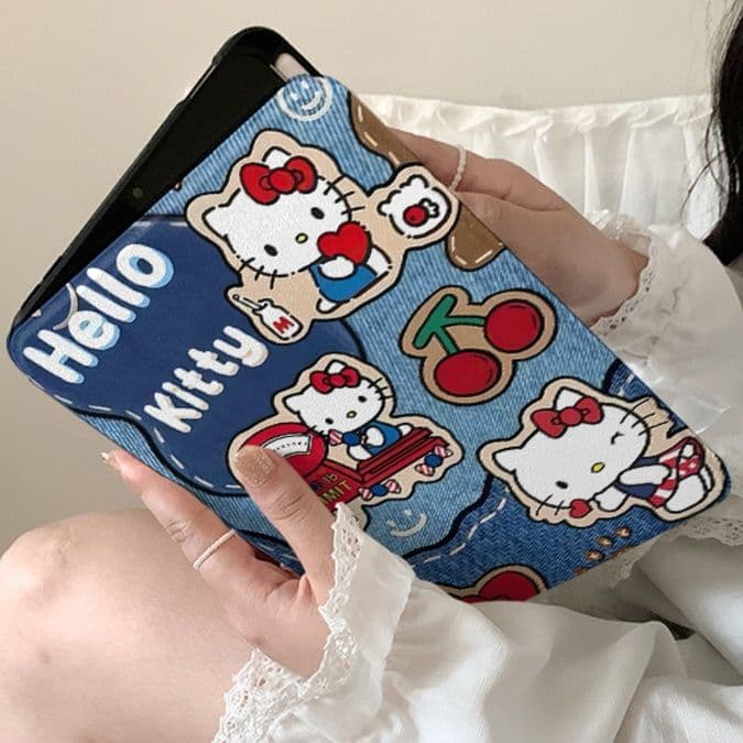 タブレットケース iPad/iPad Air/iPad Pro/mini キティ柄 かわいい タブレット保護ケース