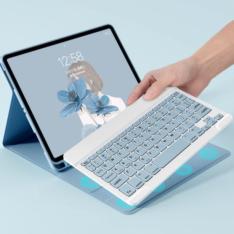 タブレットケース 超薄型 取り外し可能キーボード付きタブレットケース iPad/iPad Air/iPad Pro/mini