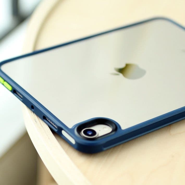 タブレットケース iPad/iPad Air/iPad Pro/mini 透明背面 衝撃吸収タブレット保護カバー